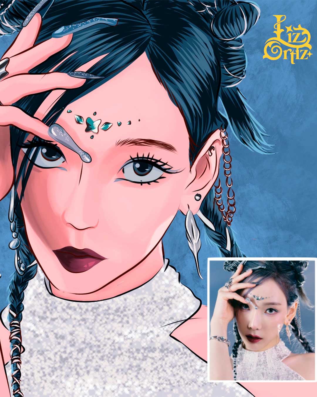 ilustracion taeyeon